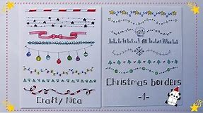 BORDERS AND FRAMES DESIGNS. Borders for Christmas Cards & school projects * Decoration ideas (1)