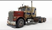 Weathered Freightliner Truck scale 1:24 from ITALERI