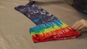 How To Tie Dye Rainbow Stripes