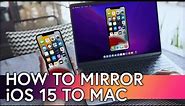 How to Screen Mirror iOS 15 iPhone