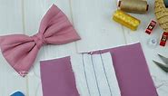 DIY Stuffed Bow Pillow Pattern - How to Make Puff Bow (Easy Hair Bow Making)