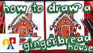 How To Draw A Gingerbread House