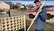 How to Build a Giant Connect 4 Game for the Backyard