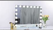 Wall Mounted Makeup Mirrors | lighted mirror | Ring light mirror for daily Makeup routine
