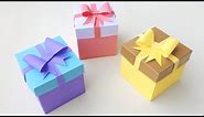 DIY Gift Box / How to make Gift Box ? Easy Paper Crafts Idea