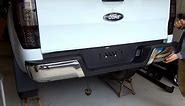 Ford Ranger rear step bumper - demo / options / fitting guide / Fitting with Tow bar etc..