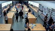 Apple Store robbery caught on video