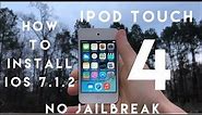 How To Install iOS 7.1.2 On The iPod touch 4!