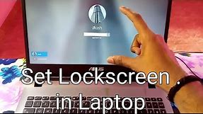 How To Set Lockscreen in Laptop || How To Set Laptop Screen Lock
