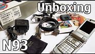 Nokia N93 Unboxing 4K with all original accessories Nseries RM-55 review