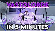 HOW TO BECOME VASTOLORDE IN 5 MINUTES (Roblox Peroxide)