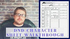 DnD Character Sheet Walkthrough - Everything you need to know!