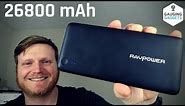 RAVPower 26800 Portable Charger Review - 26800mAh Power Bank