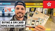Buying a Sim Card at Hong Kong Airport HKG in 2024