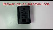 How to recover a Key Safe Code/ Lock box | Lost code | Unkown code
