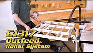 Grizzly 37" Outfeed Roller System For Table Saws