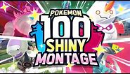 100 EPIC SHINY POKEMON REACTIONS! Pokemon Sword and Shield Shiny Montage