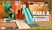 How to Make a Paver and Pebble Pathway | The Home Depot