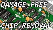 How to remove chips without damaging the circuit board