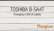 Toshiba TEC B-SA4T installing a new labels