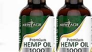 NEW AGE Hemp Oil - All Natural Grown and Made in The USA! (1000 (Pack of 2))