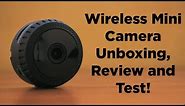 Wireless Mini Camera Unboxing, Review and Test!