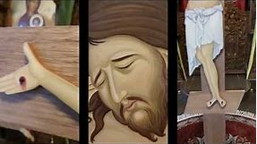 The making of a new Icon - The Crucifixion of Christ