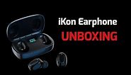 iKon bluetooth earphones wireless UNBOXING