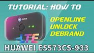 Tutorial: E5573cs-933 Unlock Debrand Openline Featuring Full Band Selector & Telnet Enabled [2020]