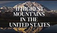 11 Highest Mountains in the United States