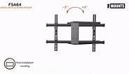 ProMounts Large Full Motion TV Wall Mount for 42 in. -75 in. TVs FSA64