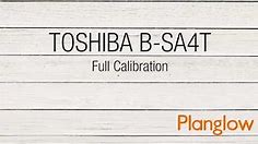 Toshiba TEC B-SA4T Full Calibration