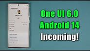 Samsung One UI 6.0 (Android 14) is Finally ARRIVING - Eligible Devices + Release Date