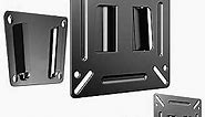 Nuyoah 2 Pack Monitor Wall Mount for 14”-27” TVs LED LCD Flat Screen, Small TV Mount for Computer Monitors, RV TV Mount Camper Fixed Low Profile with 100x100 VESA Mount, Hold up 33lbs