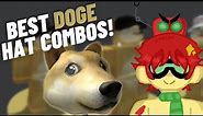 THE BEST Roblox Doge Hat Combos (Hats That Fit The Roblox doge)