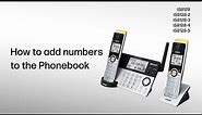 Add a number to Phonebook | Add a number to Phonebook via Caller ID log - VTech IS8128 series