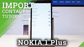 How to Transfer Contacts from SIM to SD Card in NOKIA 1 Plus