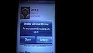 step by step over the air iOS 5.0.1 update iphone 4 install new!