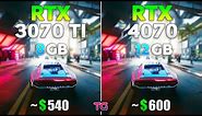 RTX 3070 Ti vs RTX 4070 - Test in 10 Games