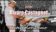 ALVARO CASTAGNET WATERCOLOR DEMO (a part of Watercolour Course) 01