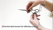 Tokko Katana Classic Professional Razor Edge 440C Japanese Stainless Steel Hair Cutting Scissors 6.5" Barber Shears With Adjustment Screw and Leather Case