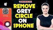 How to remove grey circle on iphone 2024 [ Easy Solution ]