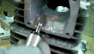 Porting tips on how to use carbide bur, burrs, or cutters, 2 stroke porting.MOV