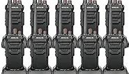 Retevis RT48 Walkie Talkie Waterproof,Walkie Talkies for Adults,Long Range,Rugged,Portable FRS Two-Way Radios for Commercial Construction (10 Pack)