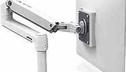 Ergotron – LX Premium Monitor Arm, Single Monitor Desk Mount – fits Flat Curved Ultrawide Computer Monitors up to 34 Inches, 7 to 25 lbs, VESA 75x75mm or 100x100mm – White
