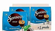 Senseo Decaf Coffee Pods, 16 Count (Pack of 5) - Single Serve Coffee Pods Bulk Pack for Senseo Coffee Machine - Compostable Coffee Pods for Hot or Iced Decaffeinated Coffee, Cold Brew Coffee