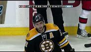 Patrice Bergeron stops the puck at the goal line on a delayed penalty 4/10/10 NESN HD