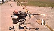 .50 cal sniper rifle fired from the kneeling!