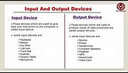Computer Fundamentals: Definition : Input Device : Output Device : characteristics of Computer