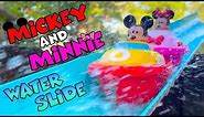 Mickey and Minnie Mouse Water Slide Log Ride